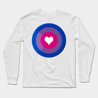 Pride Shield - Bisexual Long Sleeve T-Shirt